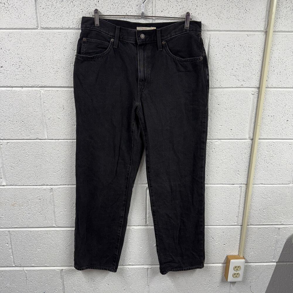Levis 94 Baggy Jeans Womens 31 Faded Black Skater Grunge Hip Hop Y2K Loose 90s